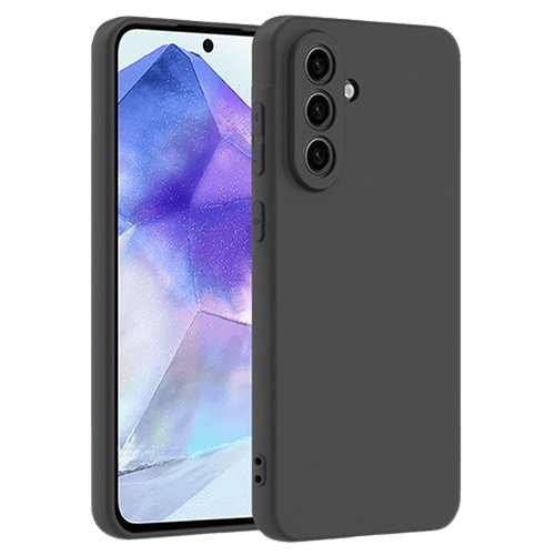CaseBody Samsung Galaxy A36 Slim-Fit Backcover Zwart