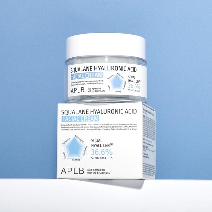 APLB Squalane Hyaluronzuur Gezichtscrème 55ml #55ml 1PCS white