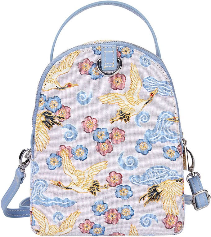 Signare Mini Backpack - Schoudertas - Japanese Crane - Japanse Kraanvogel