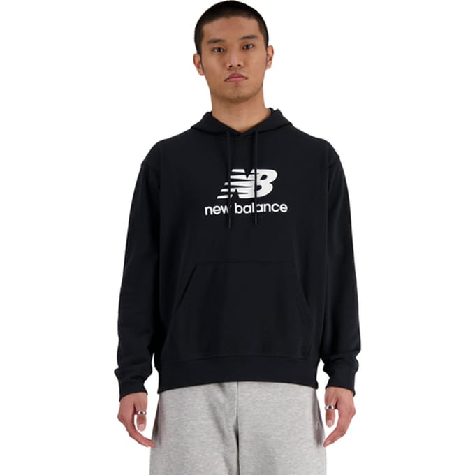New Balance Sport Essentials French Terry Athletic Grey Größe: S | Kaputzenpullis Outlet | Herren | Grau