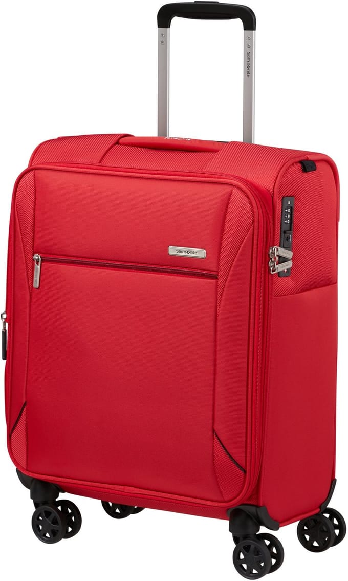 Samsonite Koffer - Base Breeze spinner 55/23 handbagage uitbreidbaar - Red - 2,3 kg