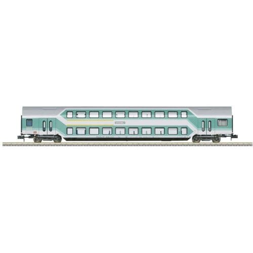 MiniTrix 18419 N dubbeldeksrijtuig DABz 755m 1e/2e klas van de DB AG