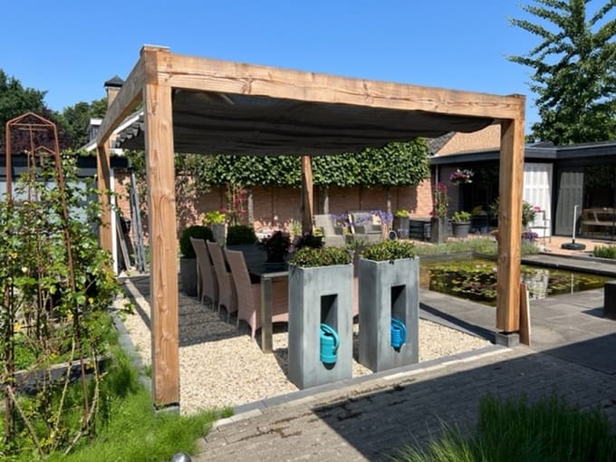Shadow Comfort - harmonicadoek - 2,9x3m Cool Grey - grijs -incl. rvs bevestigingsset