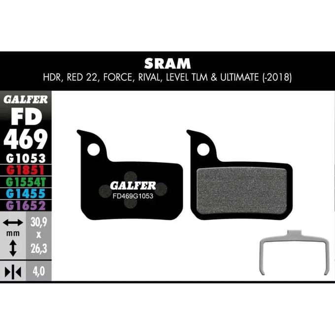 Remblok Galfer Sram Red 22