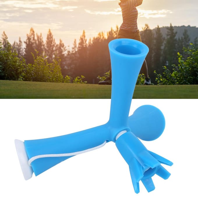 Statief Hoogte Verstelbaar Telescopisch Bal Golf Tees Training Sportaccessoire Blauw blue