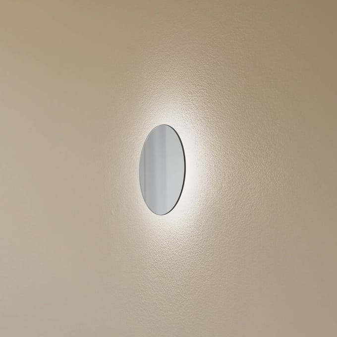 Nowodvorski Lighting LED-spiegel Ring S, Ø 19 cm, glas, warmwit