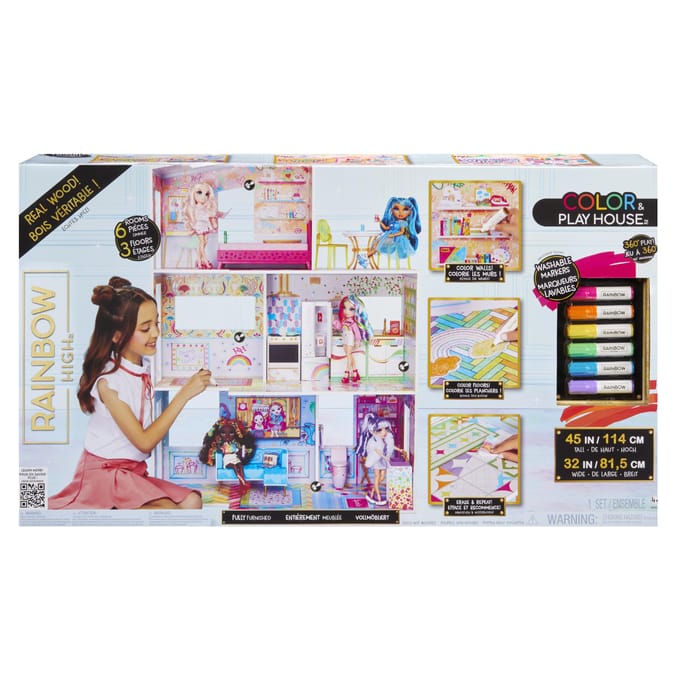 Rainbow High Color & Play House Speelpoppen