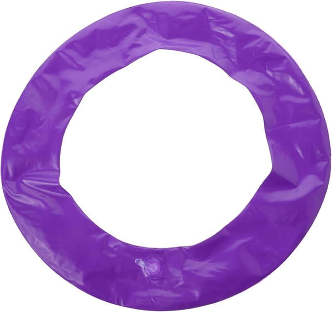 Yogabal Basis - Stabiliserende Ring - Verbeterde Oefening - Opblaasbare Basis - 34x34x3cm - Paars