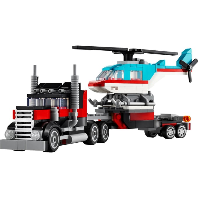 LEGO 31146 Creator 3in1 Truck met helikopter Speelgoed Auto en Vliegtuig Set