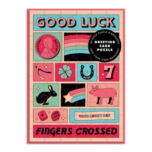 Good Luck Greeting Card Puzzle - Berlin Michelle
