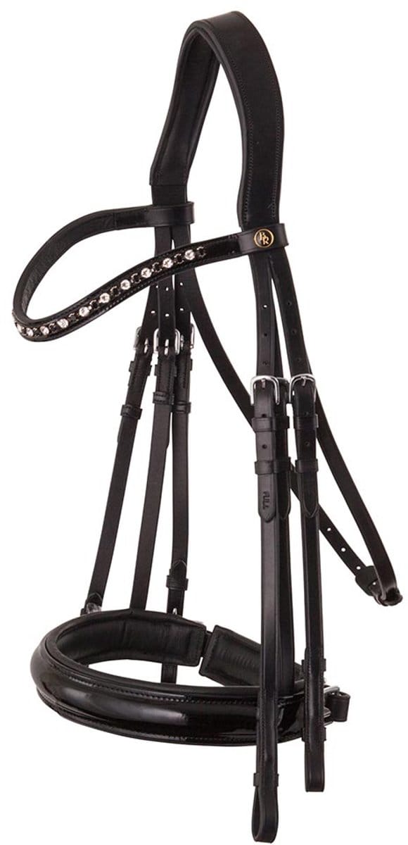 BR Stang & Trens Hoofdstel Wendover Zwart - FULL