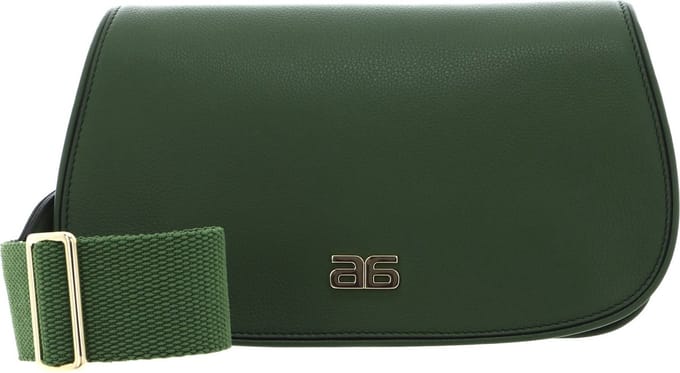 abro Leren Schoudertas Leather Dalia Crossbodybag Clara Green Groene