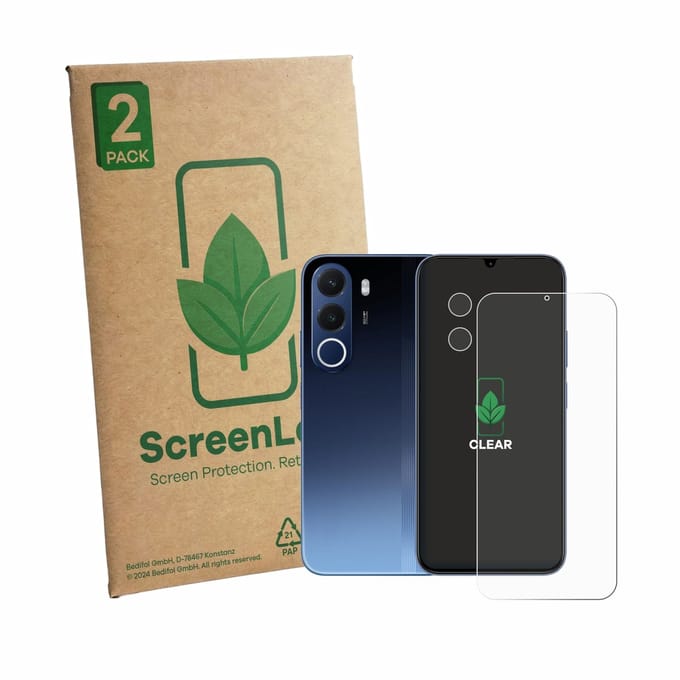 2 Stuks Screenprotector voor realme C100x (Voor+Camera) - Hoogwaardige Beschermfolie transparant