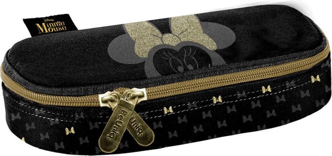 BeUniq Etui Minnie Gold - 23 x 10 x 5 cm - Zwart