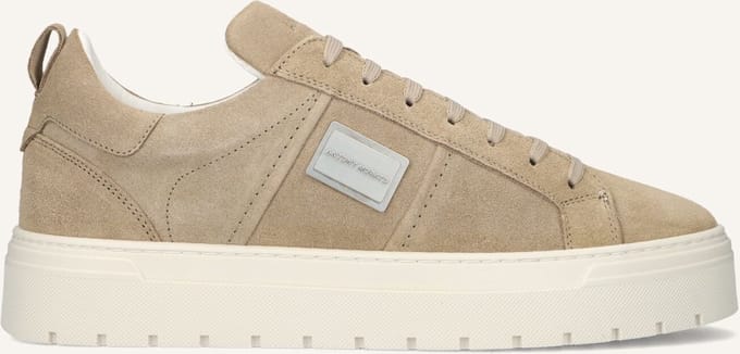 Antony Morato Heren Lage sneakers Moose Mmfw01880 - Beige - Suède - Maat 39