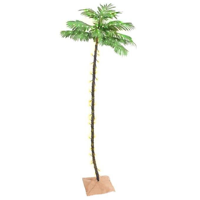 vidaXL - Palmboom - LED - 192 - LED's - warmwit - 300 - cm