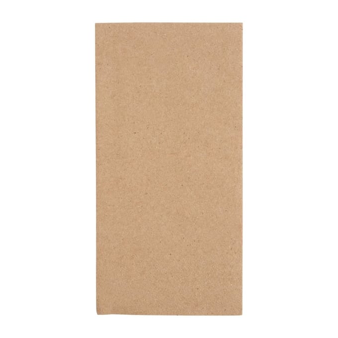 Fiesta Recyclable dinerservetten 1/8 vouw gerecycled kraft 400mm (2000 stuks)