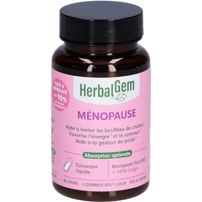 Herbalgem - Complément alimentaire Ménopause - 30 GELULES