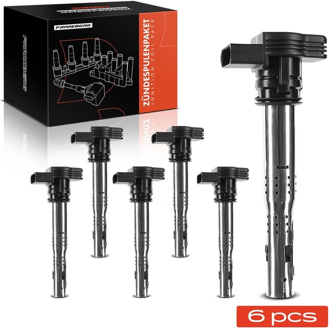 Frankberg 6x Ontstekingsmodule voor VW Golf 5 6 Passat Tiguan Audi