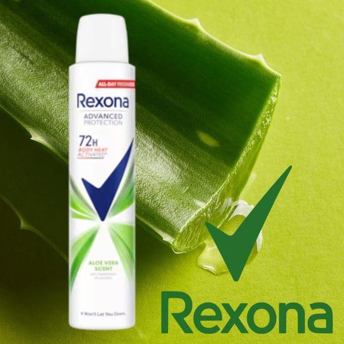 Deodorant - REXONA - Vrouw - Aloë Vera - 200ml - Zonder alcohol