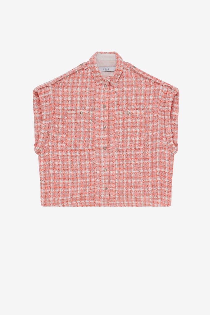 IRO Paris Gilsa Overshirt Pink/orange Taglia: 40 | Magliette intime Outlet | Donna | Rosa