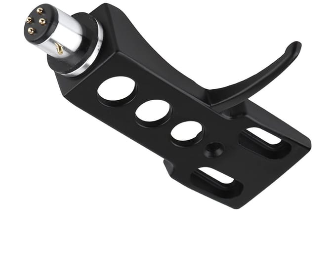 Dailygoods- Headshell Universele Phono Mount - Aansluitdraden - Zuurstofvrij Koper - Kleurgecodeerd - Doorzichtige Hoezen - Rijker Geluid - Draaitafelheadshell