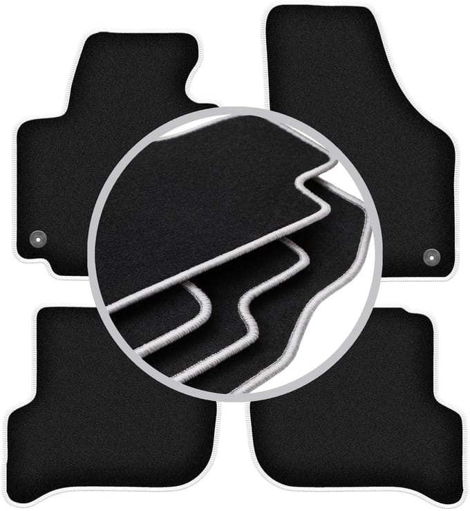 CARLUX-SILVER automatten voor: Volkswagen Golf Plus minivan (2005-2014)