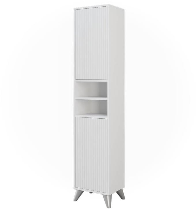 Vicco Leano Badkamermeubel – 38 x 180 cm met 2 deuren Wit
