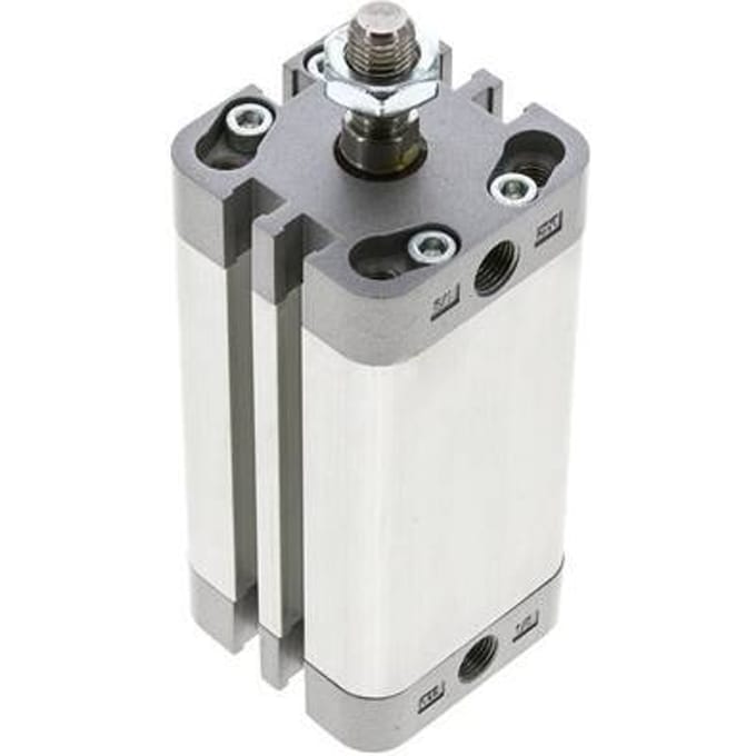 ISO 21287 Compacte Dubbelwerkende Cilinder 32-60mm - Magnetisch - Mannelijke Stang