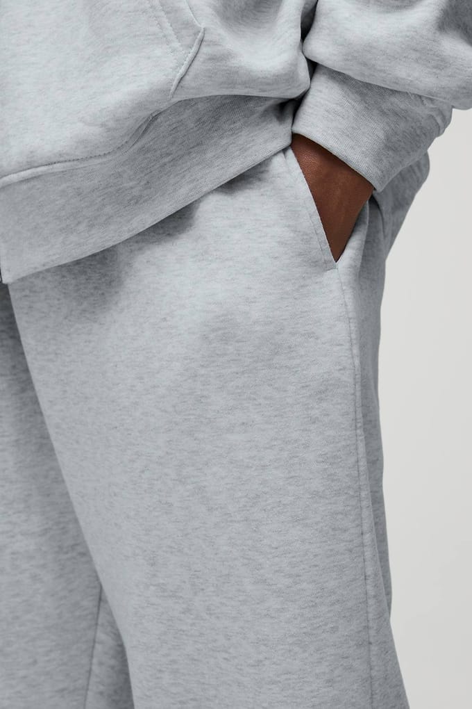Tall Essential Oversized Joggers | Grey Marl | Size Medium