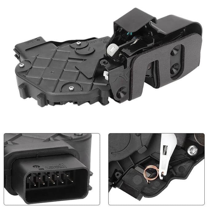 Achter Links Deurslot Actuator Geschikt voor LAND RANGE ROVER EVOQUE LR011303 black