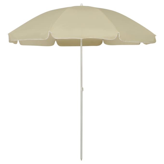 vidaXL - Strandparasol - 240 - cm - zandgeel