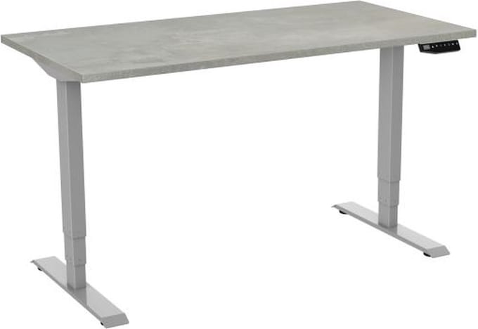 GAME HERO Marvel Bureau Elektrisch Verstelbaar 2 Motorig - Grijs Frame - Oxyd Blad - 160 x 80 cm