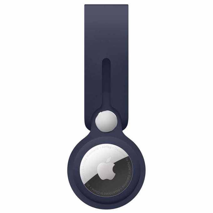 Silicone Loop voor de Apple AirTag - Deep Navy