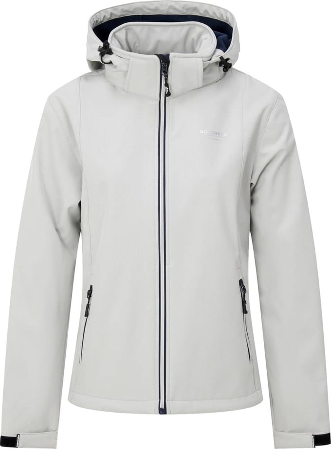Nordberg Rinda - Softshell Outdoor Zomerjas Dames - Off White - Maat M