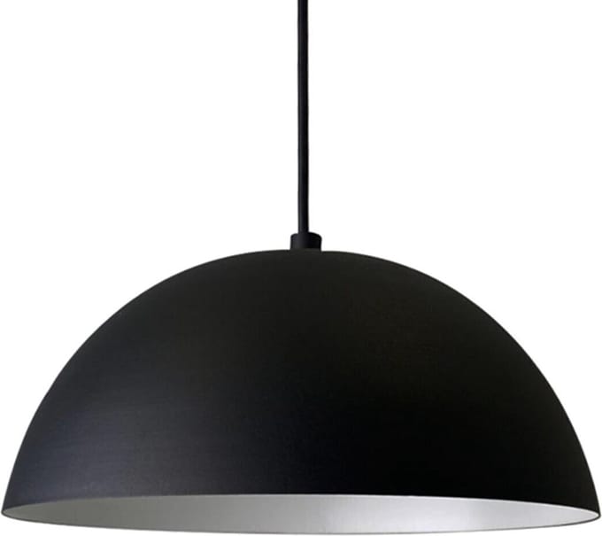 Bamyum Hanglamp Vintage E27 26cm Zwart Metalen Lamp