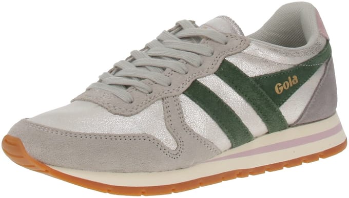 Gola Daytona Blaze - Damessneaker - Zilver-Evergreen-Chalk-Pink