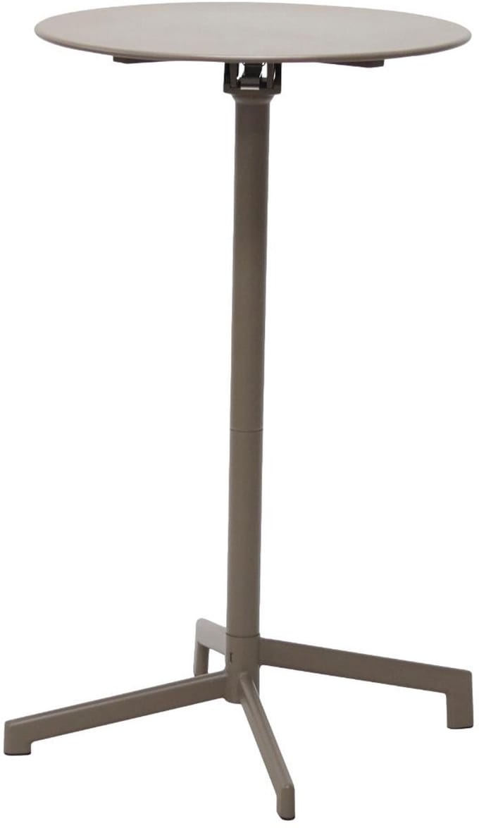 Adam tuin bartafel Ø60 cm inklapbaar cappuccino.