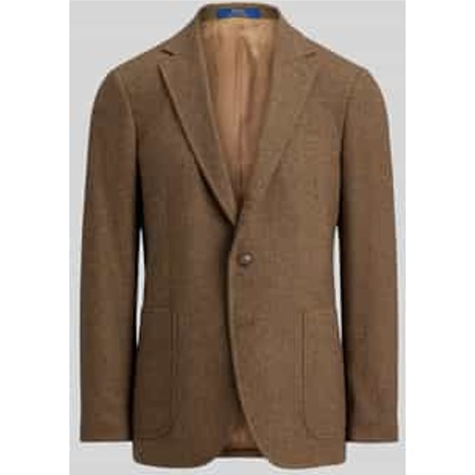 modern fit colbert met wol model 'HERRINGBONE'