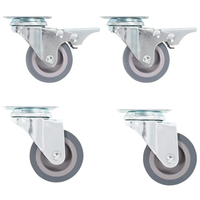 vidaXL - Zwenkwielen - 4 - st - 50 - mm