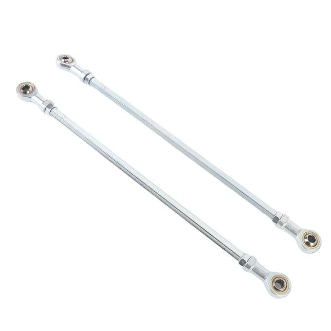 Verstelbare Stuurstangset met Einde Hoge Hardheid Staallegering Voor Race Gokart Fun Cart ATV white