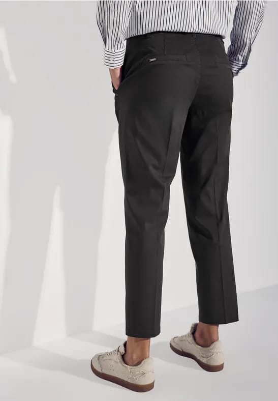 Twill chino broek