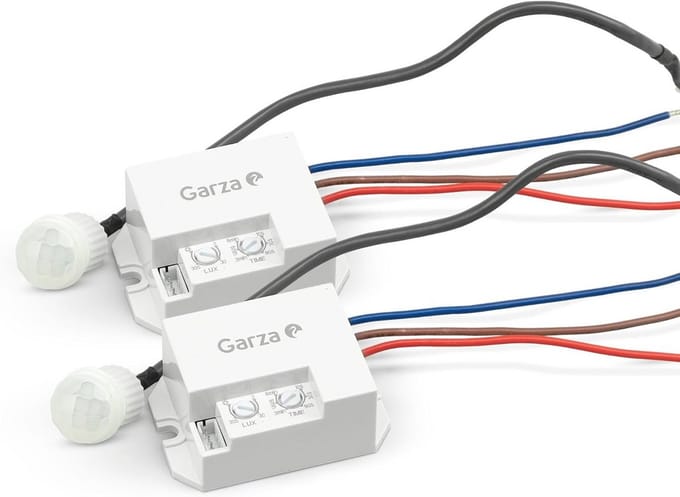 Set van 2 Infrarood Bewegingsmelders met 360 Graden Detectiehoek