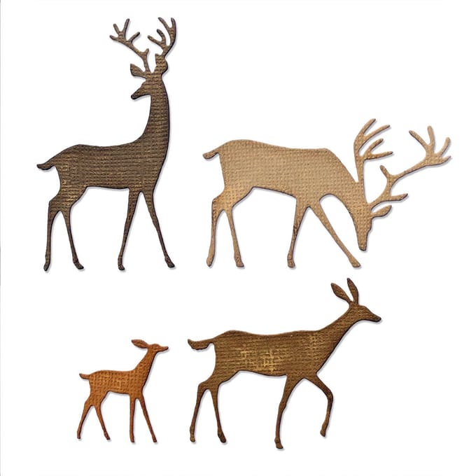Sizzix Thinlits Stanssjabloon "Darling Deer by Tim Holtz"