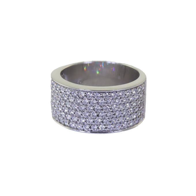 Behave - Ring - 925 sterling zilver - 11 mm breed - 19mm doorsnede
