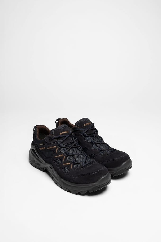 SIRKOS EVO GTX LO Navy Bruin Herenschoenen