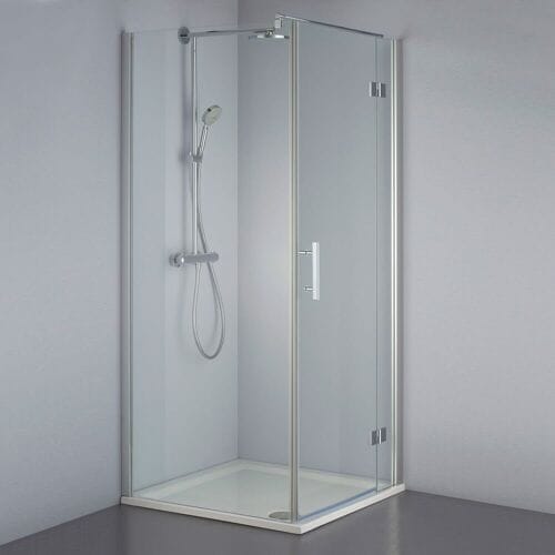Steinkamp Lifestyle hinged door with side panel 120 x 90 cm stop right incl. easypearl EHSTTS025-41-200-R