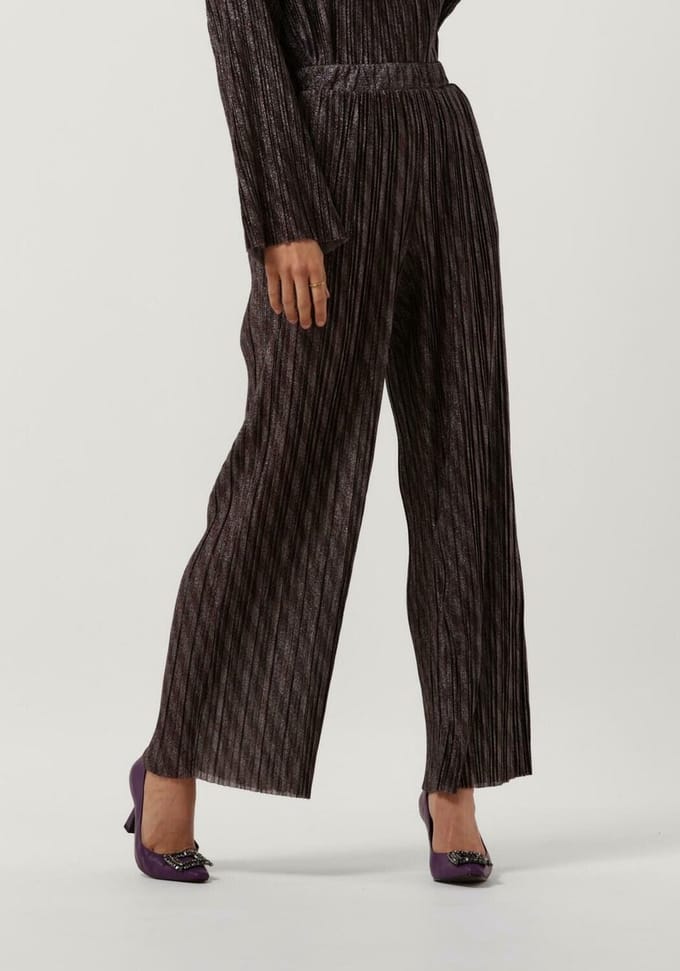 Object Lux Hw Pants 124 Broeken Dames - Zwart - Maat M