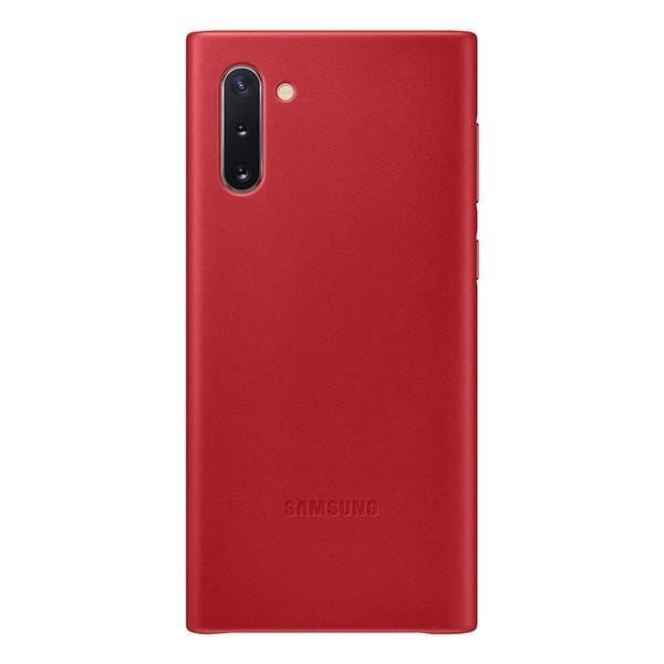 Hoesje voor Samsung Galaxy Note 10 Samsung Leer Rood