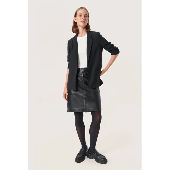 SOAKED IN LUXURY SLSHIRLEY BLAZER - Black Black